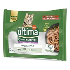 Ultima Cat Expert Nutrition Hairball Rind & Lachs