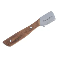 Groomer.dk Danish Classic Kairiarankiams Skirtas Peilis - klasikinis trimeris su medine rankena, skirtas kairiarankiams vartotojams, Extra fine — 4 nuotrauka