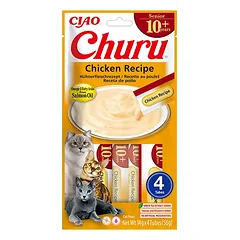 Churu kreminis skanėstas 10+ katėms su vištiena 4vnt