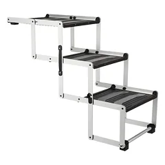 Trixie 3-Step Folding Steps sulankstomos laipteliai šuniui su neslystančiu paviršiumi, reguliuojamos, 3 pakopos — 2 nuotrauka