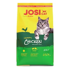 JOSERA JosiCat Crunchy Chicken 650g su vištiena suaugusioms katėms