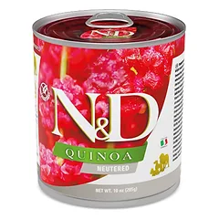 FARMINA N&D QUINOA - DOG Wet Pork NEUTERED ADULT 285 g (pak.6)