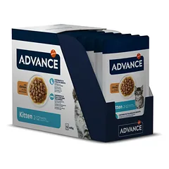 ADVANCE Wet Kitten Chicken 85G*12vnt — 2 nuotrauka