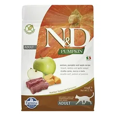 Farmina N&D Cat Pumpkin Adult su elniena, sausas maistas katėms 0,3 kg — 2 nuotrauka