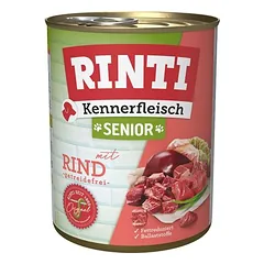 Rinti Kennerfleisch Senior drėgnas maistas šunims 12 x 800 g — 2 nuotrauka
