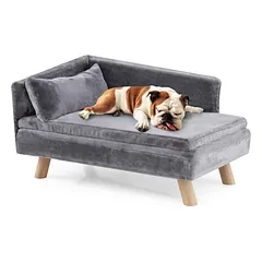 Augintinių sofa-lova, Pilka, 81 × 51 × 47 cm — 4 nuotrauka