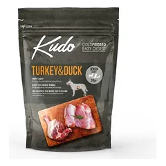 Kudo sausas maistas su kalakutiena ir antiena vyresniems šunims ir tiems kurie linkę priaugti svorio 3 kg