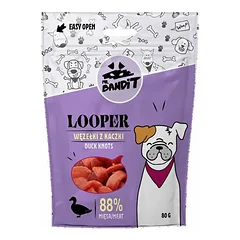 Mr. Bandit Looper Duck Knots antienos mazgai šunims, 80 g