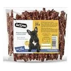Hau&Miau Soft Duck Sticks With Rice papildas suaugusiems šunims, minkšti pagaliukai su antienos mėsa ir ryžiais, 500 g