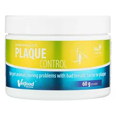 Vetfood Plaque Control - milteliai burnos higienai šunims ir katėms, maisto papildas