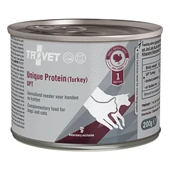 TROVET Unique Protein Turkey UPT šunims ir katėms kalakutiena 200 g