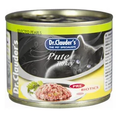DR. CLAUDER’S drėgnas maistas katėms su kalakutiena žarnyno veiklai 200g
