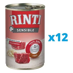 RINTI "Sensible Beef" jautiena su ryžiais 12 x 400 g