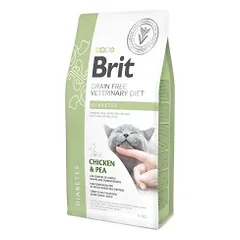 Brit Veterinary Diets Diabetes sausas maistas katėms - Pet24
