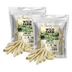 WILD FARM ėriukų kanopos 2x300g skanėstai šunims