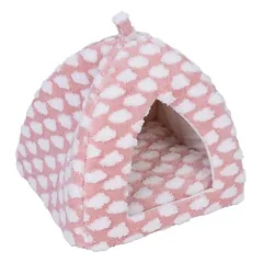 zooplus Basics namelis katėms Fluffy, rožinė — 2 nuotrauka