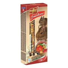 Vitapol Standard Smakers su riešutais, vaisiais ir rožių žiedlapiais degu žiurkėnams, 2 vnt., 90 g