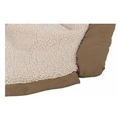 Trixie Pirou žieminis paltas šunims su petnešomis, dydis XS 30 cm, smėlio spalvos — 4 nuotrauka