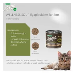 Funkcinė kačių sriuba – Longhaired Poultry, 140 ml — 4 nuotrauka