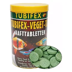 Maistas žuvims Tubifex Veget Tab, 125 ml