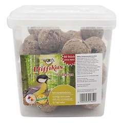 Pfiffikus Meisenknödel Beeren ohne Netz im Eimer