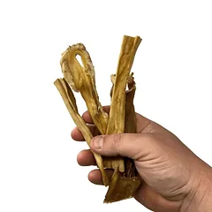 Ožkos odos gabaliukai 100g skanėstas šunims — 2 nuotrauka