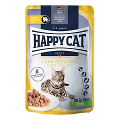 Happy Cat Pouch Meat in Sauce drėgnas maistas katėms 12 x 85 g — 4 nuotrauka