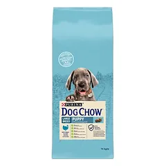 PURINA Dog Chow Puppy Large Breed su kalakutiena, sausas maistas šunims — 2 nuotrauka