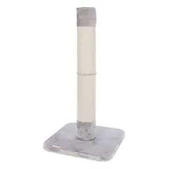 Kerbl Kratzsäule Opal Jute (Farbe grau, Höhe 119 cm, Katzenspielzeug) 81556