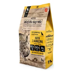 WIEJSKA ZAGRODA kalakutiena ir ėrienos šunų ėdalas granulės M 2x9 kg