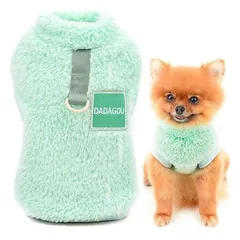 MCBOSON Sherpa-Fleece-Hundepullover, Rollkragen mit D-Ring