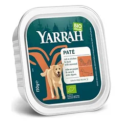 Yarrah Bio paštetas, drėgnas maistas šunims 12 x 150 g — 5 nuotrauka
