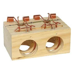 Spąstai pelėms mediniai 9x6x4 cm 8445393211671