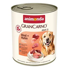 GRANCARNO konservai Adult su jautiena ir vištiena 800g