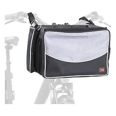 TRIXIE Hundefahrradkorb Front-Box mit Außentaschen und Schultergurt