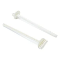 Beeztees Vogel Sitzstange inkl. Halter weiß - 2er Pack