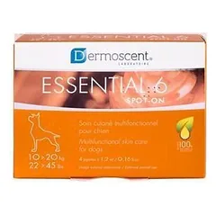 Dermoscent Essential 6 spot-on šunims 10-20 kg, 1,2 ml pipetė N4