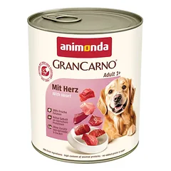 ANIMONDA GranCarno Adult Dog, skonis: su širdelėmis, 800 g