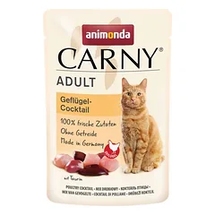 ANIMONDA Carny Adult Pouch Vištienos kokteilis 85g drėgnas maistas katėms