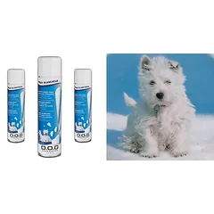 Dog Generation balinantis purškalas - balinanti pudra šunų ir kačių kailiui, purškalo pavidalu., 400ml — 2 nuotrauka