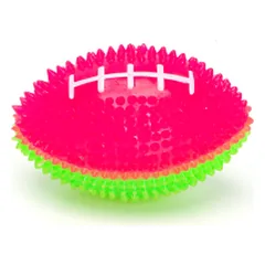 Nobleza šviečiantis, futbolo kamuoliukas šunims, 8 cm — 2 nuotrauka