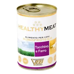 Healthymeat Tacchino con Farro (su kalakutiena ir spelta) paštetas šunims 400g.