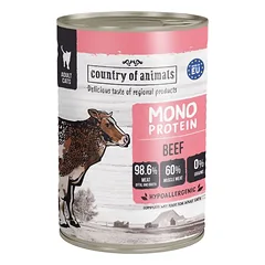 COUNTRY OF ANIMALS Cat Monoprotein Beef 400g jautiena, drėgnas maistas katėms