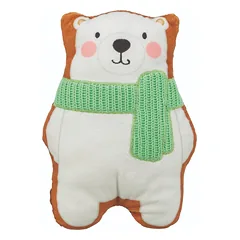 Trixie Xmas Bear plush Kalėdinis žaislas šunims, su pypsiuku, 20 cm