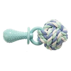 Gimdog Cotton Dent + Rope Ball W/Tpr 14 cmø6,6 cm žaislas šuniui