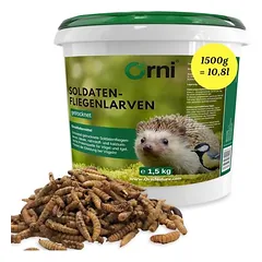Orni Soldatenfliegenlarven getrocknet - Insektenfutter ohne Zusatzstoffe