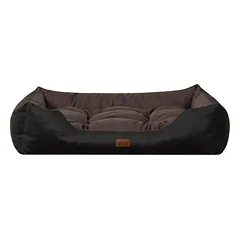Šunų guolis Doggy Puffy, rudas, M dydis 67x54 cm — 3 nuotrauka