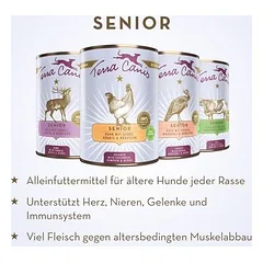 Terra Canis Senior begrūdis drėgnas maistas šunims 6 x 800 g — 4 nuotrauka