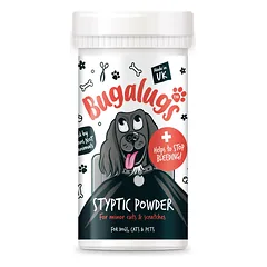 Bugalugs Styptic Powder - kraujavimo stabdymo milteliai šunims, katėms ir smulkiems gyvūnams
