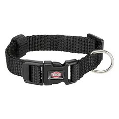 TRIXIE Premium antkaklis, S-M 30-45cm/15mm, juodas